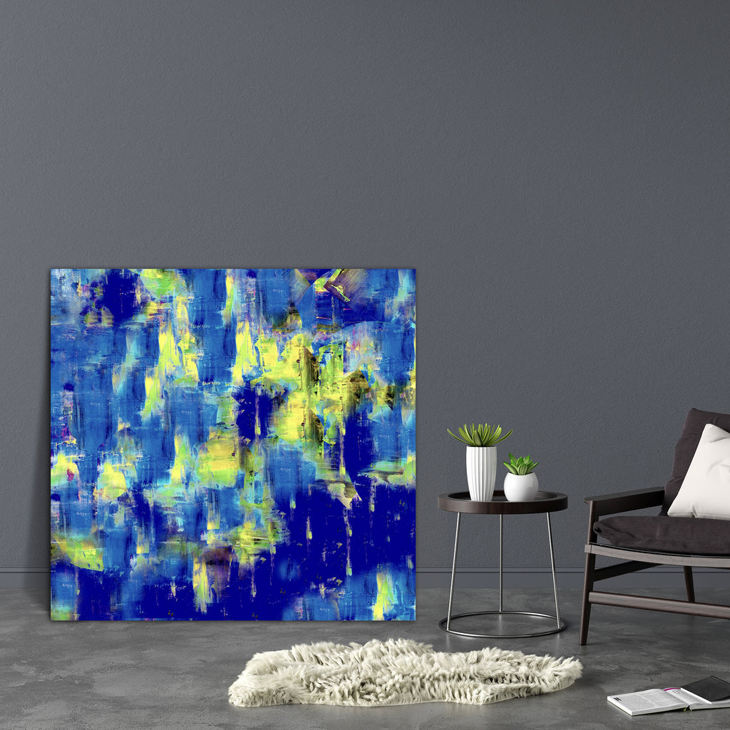 Abstract Artwork D64 Canvas Painting Synthetic Frame - Paintings MDF Framing - ArtzFolio.com