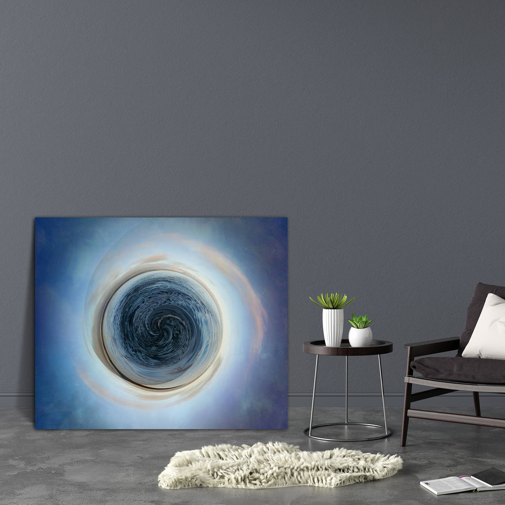 Little Planet Swirling Water Of The Sea Canvas Painting Synthetic Frame-Paintings MDF Framing-AFF_FR-IC 5001673 IC 5001673, Astronomy, Circle, Cosmology, Space, Surrealism, little, planet, swirling, water, of, the, sea, canvas, painting, synthetic, frame, blue, clouds, ocean, surreal, swirl, twirl, artzfolio, wall decor for living room, wall frames for living room, frames for living room, wall art, canvas painting, wall frame, scenery, panting, paintings for living room, framed wall art, wall painting, scen