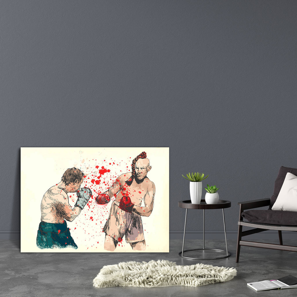 Boxing Men D2 Canvas Painting Synthetic Frame-Paintings MDF Framing-AFF_FR-IC 5001676 IC 5001676, Ancient, Art and Paintings, Drawing, Entertainment, Historical, Illustrations, Love, Medieval, Romance, Sketches, Sports, Vintage, boxing, men, d2, canvas, painting, synthetic, frame, arena, art, artistic, artwork, attack, authentic, beat, blood, blow, box, glove, boys, champion, combat, competition, craft, defense, draw, fight, fighter, fine, fitness, fun, hard, hit, hurt, illustration, knock, match, mittens, 