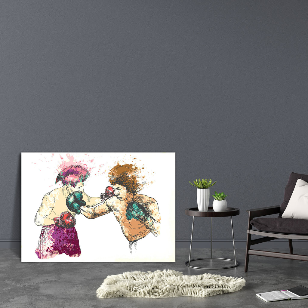 Boxing Men D4 Canvas Painting Synthetic Frame-Paintings MDF Framing-AFF_FR-IC 5001678 IC 5001678, Ancient, Art and Paintings, Drawing, Entertainment, Historical, Illustrations, Love, Medieval, Romance, Sketches, Sports, Vintage, boxing, men, d4, canvas, painting, synthetic, frame, arena, art, artistic, artwork, attack, authentic, beat, blood, blow, box, glove, boys, champion, combat, competition, craft, defense, draw, fight, fighter, fine, fitness, fun, hard, hit, hurt, illustration, knock, match, mittens, 