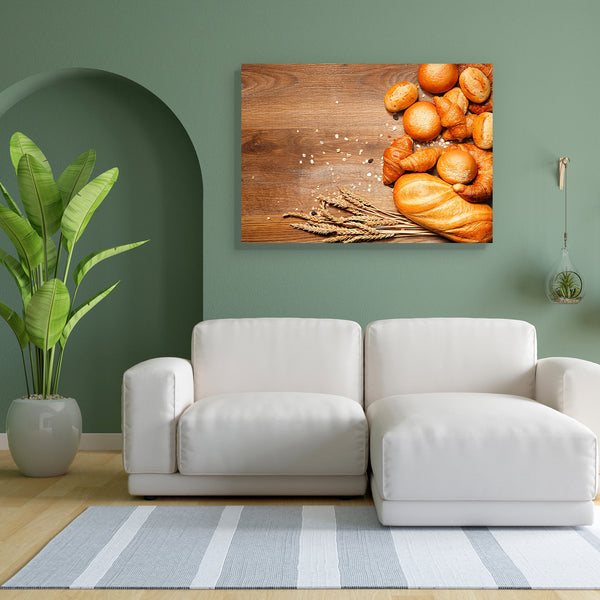 Assortment Of Baked Bread D1 Canvas Painting Synthetic Frame-Paintings MDF Framing-AFF_FR-IC 5001689 IC 5001689, Black and White, Cuisine, Culture, Ethnic, Food, Food and Beverage, Food and Drink, French, Space, Traditional, Tribal, White, Wooden, World Culture, assortment, of, baked, bread, d1, canvas, painting, for, bedroom, living, room, engineered, wood, frame, baker, bakery, bake, flour, baguette, bun, dough, buns, background, breakfast, brown, cereal, copy, crust, diet, dinner, eating, fiber, fresh, f