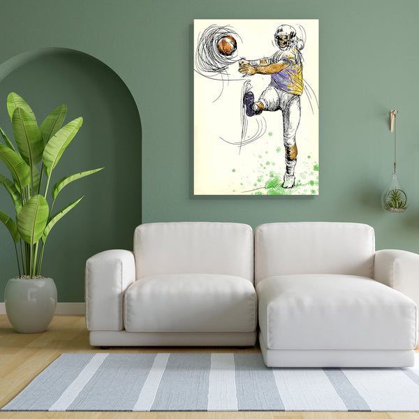 American Footbal Player D2 Canvas Painting Synthetic Frame-Paintings MDF Framing-AFF_FR-IC 5001703 IC 5001703, American, Art and Paintings, Drawing, Illustrations, People, Sketches, Sports, Metallic, footbal, player, d2, canvas, painting, for, bedroom, living, room, engineered, wood, frame, action, football, art, artistic, artwork, athlete, athletics, ball, body, boy, champion, championship, classical, competition, conversion, craft, defense, draw, effort, field, goal, fitness, game, gridiron, hero, human, 