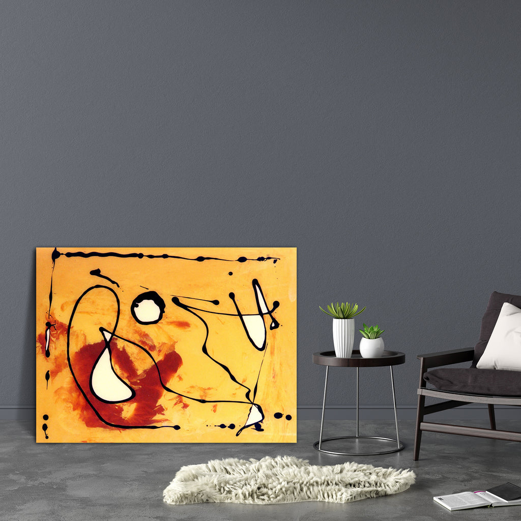 Abstract Artwork D68 Canvas Painting Synthetic Frame - Paintings MDF Framing - ArtzFolio.com