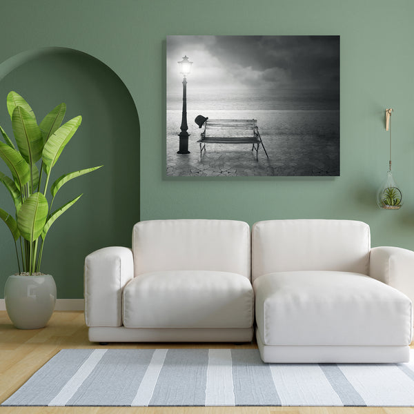 Vintage Artistic Imagine At The Sea Canvas Painting Synthetic Frame-Paintings MDF Framing-AFF_FR-IC 5001739 IC 5001739, Ancient, Architecture, Art and Paintings, Black, Black and White, Collages, Conceptual, Fashion, Historical, Landscapes, Medieval, Memories, Retro, Scenic, Vintage, White, artistic, imagine, at, the, sea, canvas, painting, for, bedroom, living, room, engineered, wood, frame, art, street, lamp, night, accessory, architectural, background, beautiful, bench, collage, concept, cover, creation,