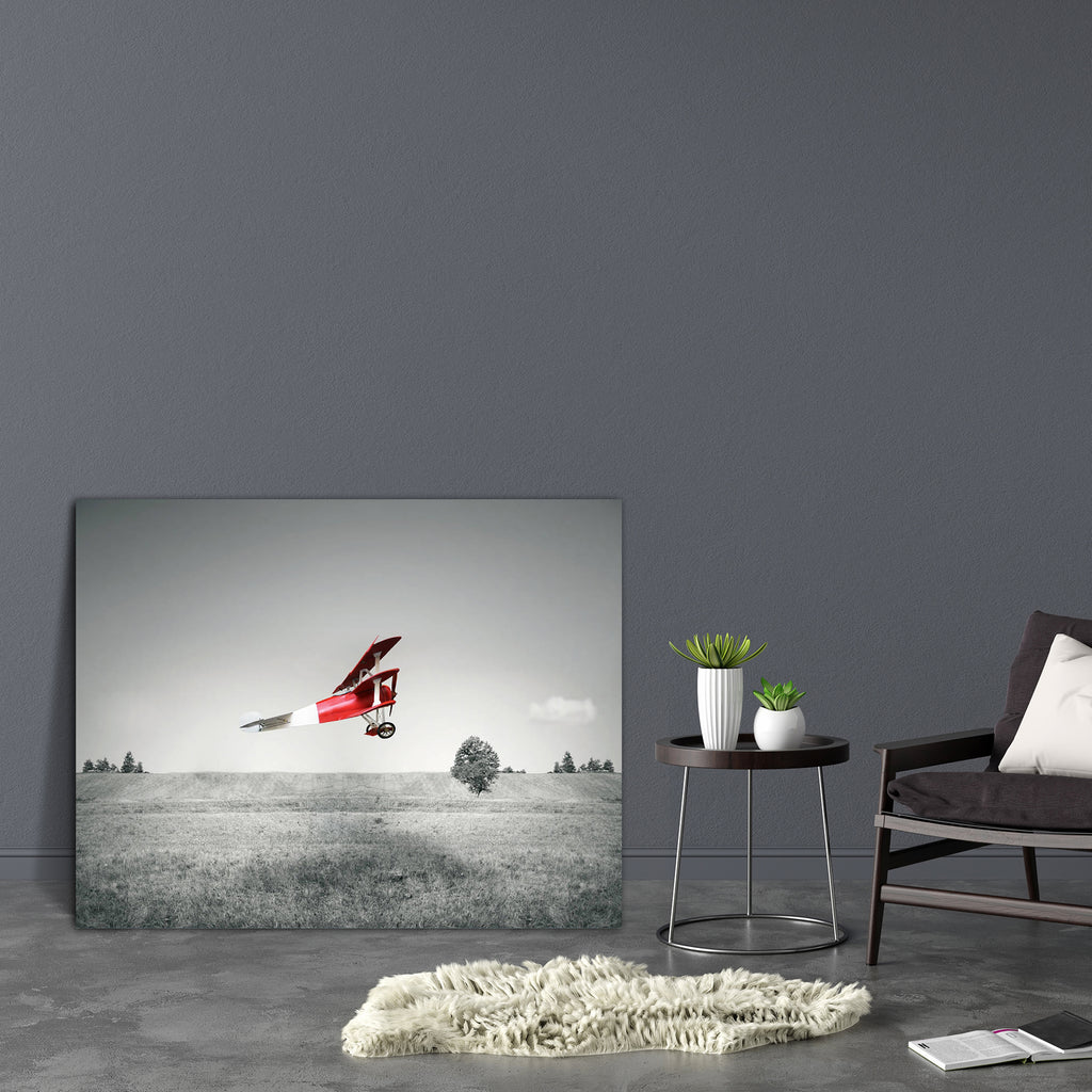 Fantasy Flight Canvas Painting Synthetic Frame-Paintings MDF Framing-AFF_FR-IC 5001754 IC 5001754, Ancient, Black, Black and White, Collages, Conceptual, Fantasy, Historical, Landscapes, Medieval, Rural, Scenic, Vintage, White, flight, canvas, painting, synthetic, frame, aircraft, airplane, artistic, background, beautiful, collage, concept, countryside, creation, creativity, detail, field, fun, funny, gray, grey, horizontal, imagination, imaginative, imagine, landscape, object, old, outside, plane, propelle