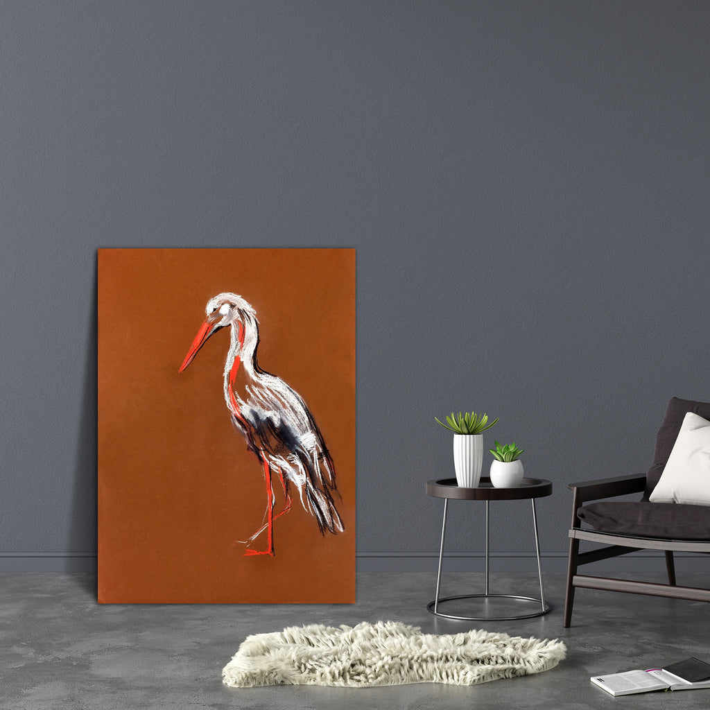 Stork Canvas Painting Synthetic Frame-Paintings MDF Framing-AFF_FR-IC 5001757 IC 5001757, Abstract Expressionism, Abstracts, Ancient, Animals, Animated Cartoons, Art and Paintings, Baby, Birds, Black, Black and White, Caricature, Cartoons, Children, Digital, Digital Art, Drawing, Graphic, Historical, Illustrations, Kids, Love, Medieval, Nature, Paintings, Retro, Romance, Scenic, Semi Abstract, Signs, Signs and Symbols, Sketches, Vintage, White, Wildlife, stork, canvas, painting, synthetic, frame, abstract, 