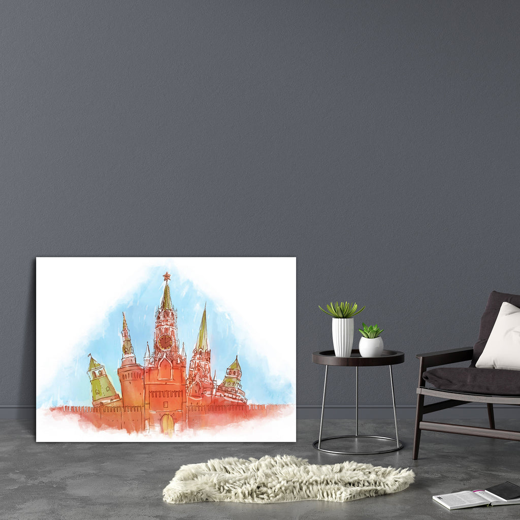 Russia Moscow Kremlin Watercolor Canvas Painting Synthetic Frame-Paintings MDF Framing-AFF_FR-IC 5001779 IC 5001779, Architecture, Art and Paintings, Automobiles, Black and White, Hand Drawn, Illustrations, Landmarks, Marble and Stone, Places, Russian, Signs and Symbols, Symbols, Transportation, Travel, Urban, Vehicles, Watercolour, White, russia, moscow, kremlin, watercolor, canvas, painting, synthetic, frame, art, background, brick, building, capitol, center, clip, clock, construction, exterior, famous, h