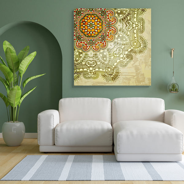 Ornamental Circle D1 Canvas Painting Synthetic Frame-Paintings MDF Framing-AFF_FR-IC 5001782 IC 5001782, Botanical, Circle, Decorative, Digital, Digital Art, Floral, Flowers, French, Graphic, Illustrations, Nature, Patterns, Retro, Signs, Signs and Symbols, Victorian, Wedding, ornamental, d1, canvas, painting, for, bedroom, living, room, engineered, wood, frame, antique, aristocratic, background, border, card, classical, cover, decor, decorating, design, elegance, element, emblem, engraving, flower, identit