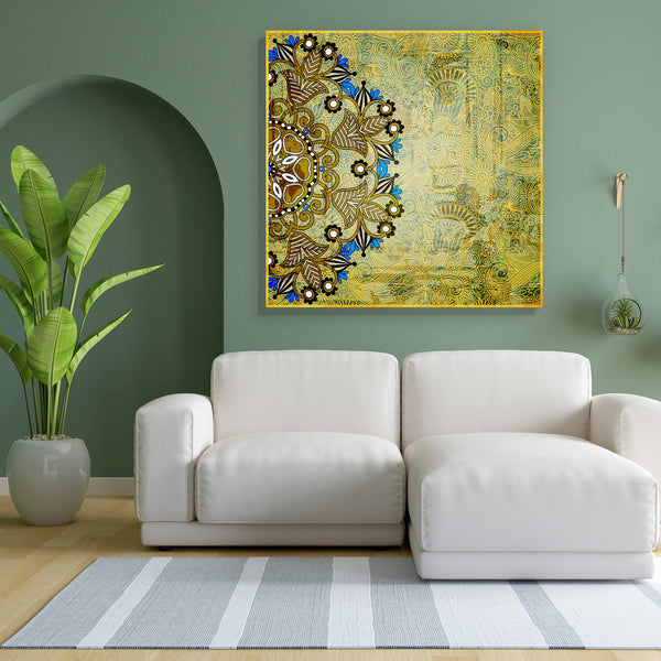 Ornamental Circle D3 Canvas Painting Synthetic Frame-Paintings MDF Framing-AFF_FR-IC 5001787 IC 5001787, Botanical, Circle, Decorative, Digital, Digital Art, Floral, Flowers, French, Graphic, Illustrations, Nature, Patterns, Retro, Signs, Signs and Symbols, Victorian, Wedding, ornamental, d3, canvas, painting, for, bedroom, living, room, engineered, wood, frame, antique, aristocratic, background, border, card, classical, cover, decor, decorating, design, elegance, element, emblem, engraving, flower, identit