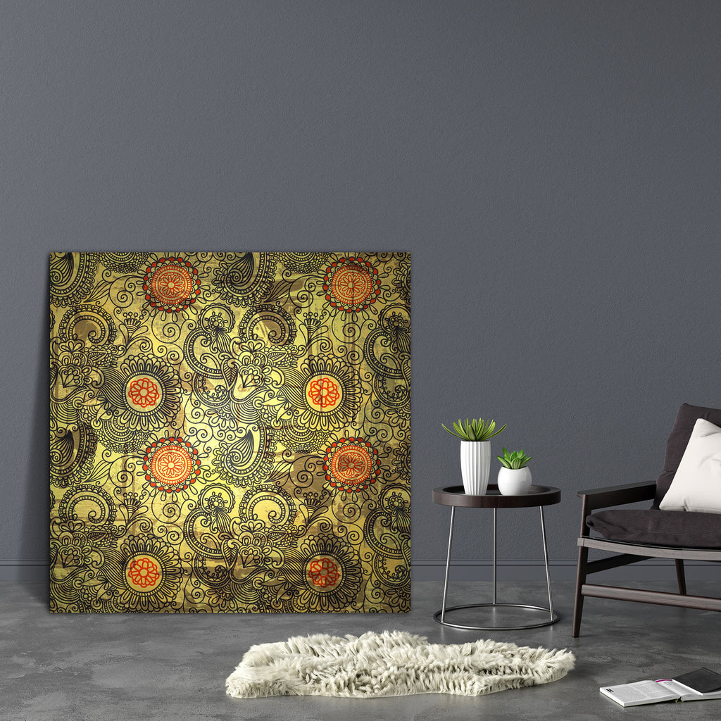 Flower Paisley Design D2 Canvas Painting Synthetic Frame-Paintings MDF Framing-AFF_FR-IC 5001793 IC 5001793, Abstract Expressionism, Abstracts, Ancient, Botanical, Damask, Decorative, Drawing, Floral, Flowers, Historical, Illustrations, Medieval, Nature, Paisley, Patterns, Retro, Scenic, Semi Abstract, Signs, Signs and Symbols, Vintage, flower, design, d2, canvas, painting, synthetic, frame, abstract, backdrop, background, texture, beautiful, cute, decor, decoration, element, fabric, pattern, flourishes, fo