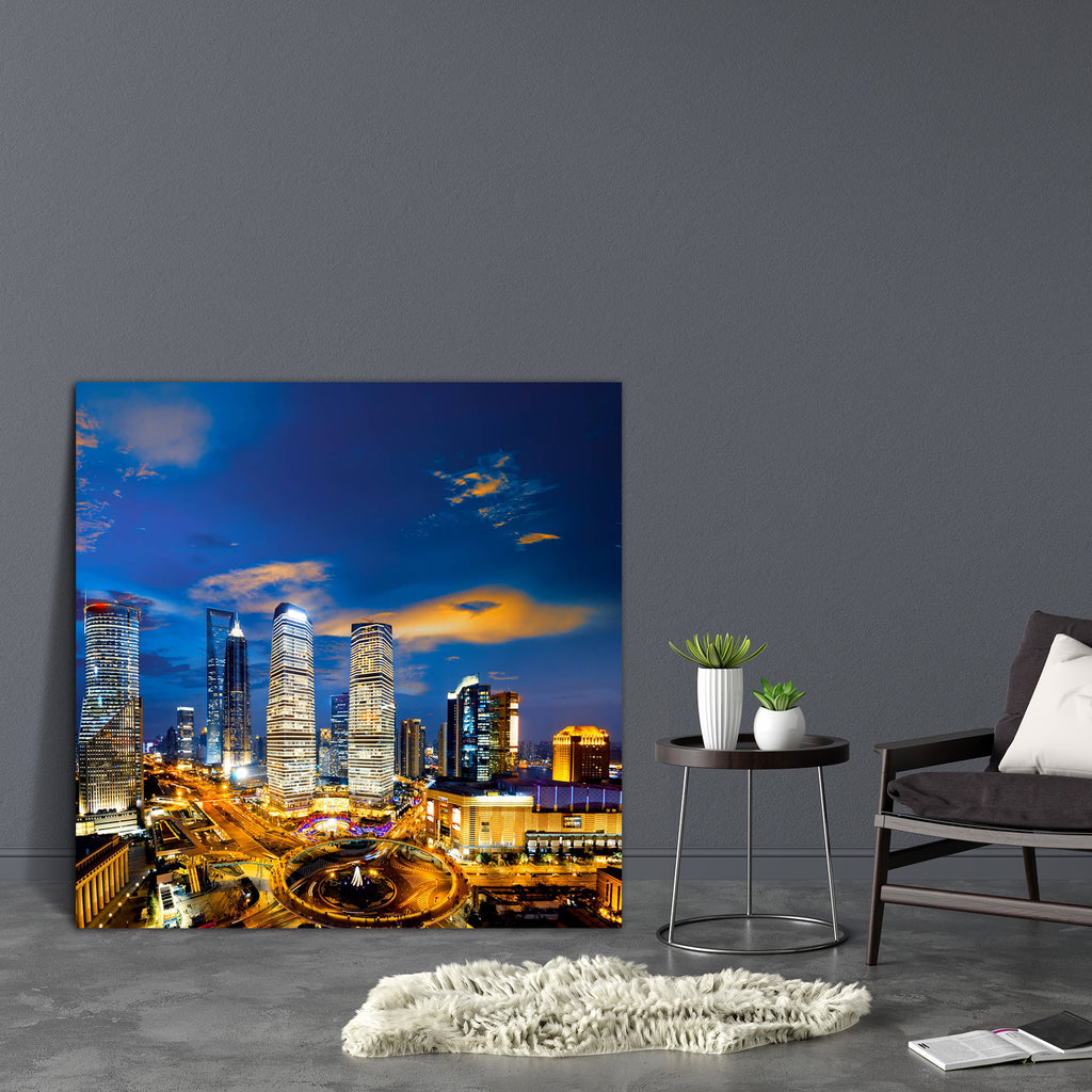 Shanghai Skyline At Night China Canvas Painting Synthetic Frame-Paintings MDF Framing-AFF_FR-IC 5001795 IC 5001795, Architecture, Asian, Chinese, Cities, City Views, Culture, Ethnic, Skylines, Traditional, Tribal, World Culture, Metallic, shanghai, skyline, at, night, china, canvas, painting, synthetic, frame, asia, building, exterior, built, structure, city, cityscape, construction, east, famous, place, high, up, industrial, ship, lighting, equipment, office, passenger, pier, reflection, river, sea, sky, s