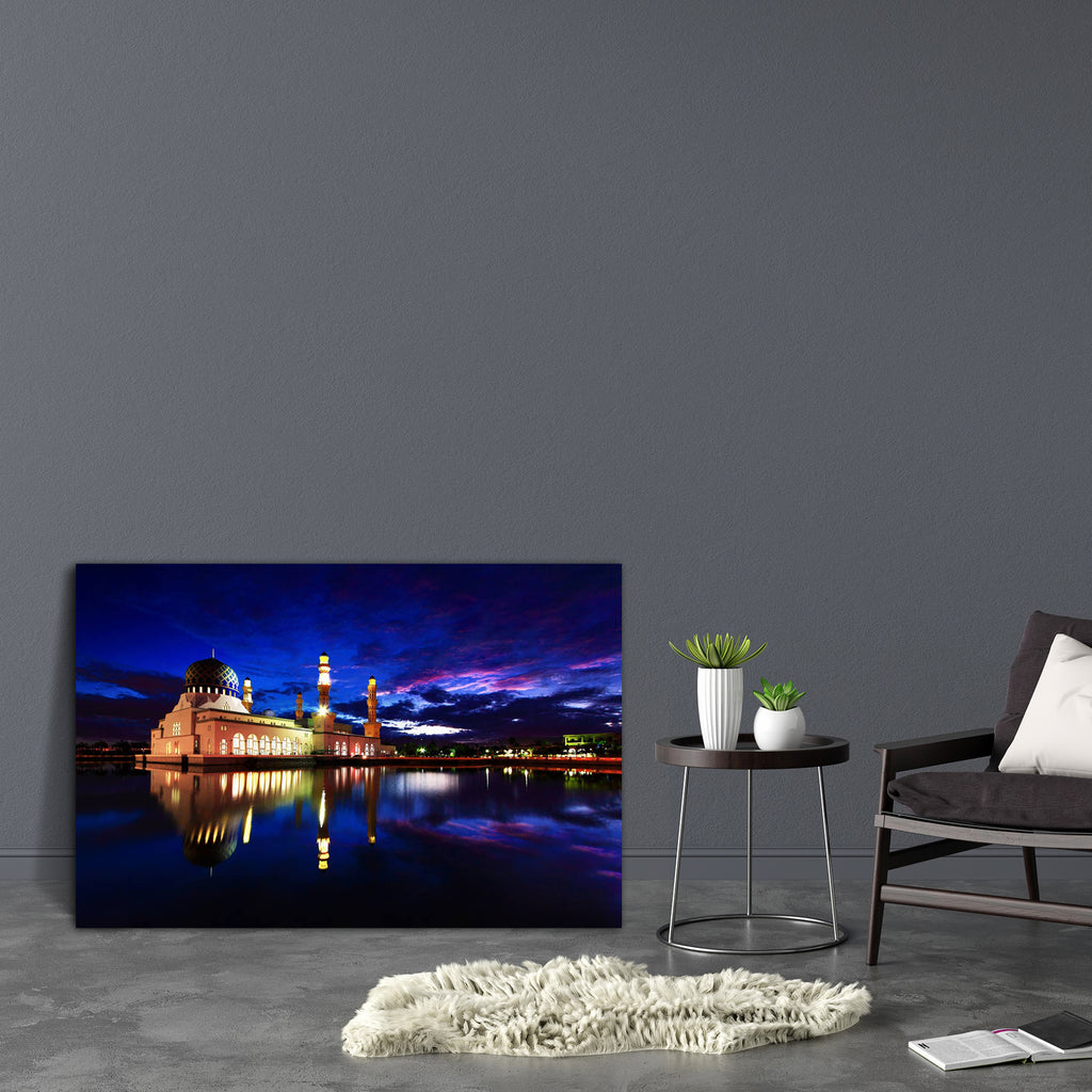 Floating Mosque Canvas Painting Synthetic Frame-Paintings MDF Framing-AFF_FR-IC 5001808 IC 5001808, Allah, Arabic, Architecture, Asian, Automobiles, Cities, City Views, Culture, Ethnic, Islam, Landmarks, Landscapes, Nature, Places, Religion, Religious, Scenic, Seasons, Signs, Signs and Symbols, Space, Spiritual, Traditional, Transportation, Travel, Tribal, Vehicles, World Culture, floating, mosque, canvas, painting, synthetic, frame, architectural, asia, background, beauty, blue, building, buildings, city, 
