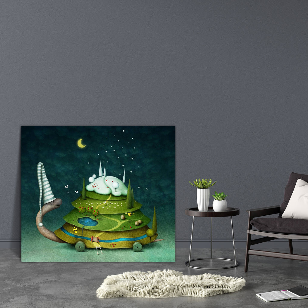 Sleeping Turtle & Seasons Canvas Painting Synthetic Frame-Paintings MDF Framing-AFF_FR-IC 5001810 IC 5001810, Animals, Art and Paintings, Digital, Digital Art, Drawing, Fantasy, Graphic, Illustrations, Nature, Scenic, Seasons, Signs, Signs and Symbols, sleeping, turtle, canvas, painting, synthetic, frame, animal, art, autumn, bee, bridge, butterfly, cold, computer, graphics, concept, creature, design, drift, ecology, environment, fairytale, green, hat, hive, illustration, imagination, insect, lake, metaphor