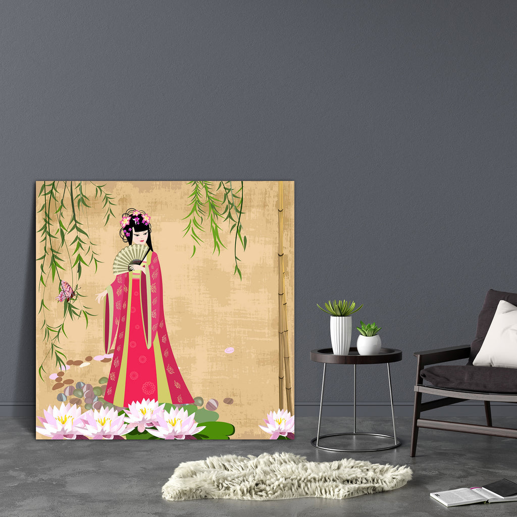 Chinese Girls At The Pond D1 Canvas Painting Synthetic Frame-Paintings MDF Framing-AFF_FR-IC 5001837 IC 5001837, Abstract Expressionism, Abstracts, Ancient, Animated Cartoons, Art and Paintings, Asian, Botanical, Caricature, Cartoons, Chinese, Culture, Drawing, Ethnic, Fashion, Floral, Flowers, Historical, Illustrations, Landscapes, Medieval, Nature, Patterns, Retro, Scenic, Semi Abstract, Signs, Signs and Symbols, Traditional, Tribal, Vintage, World Culture, girls, at, the, pond, d1, canvas, painting, synt