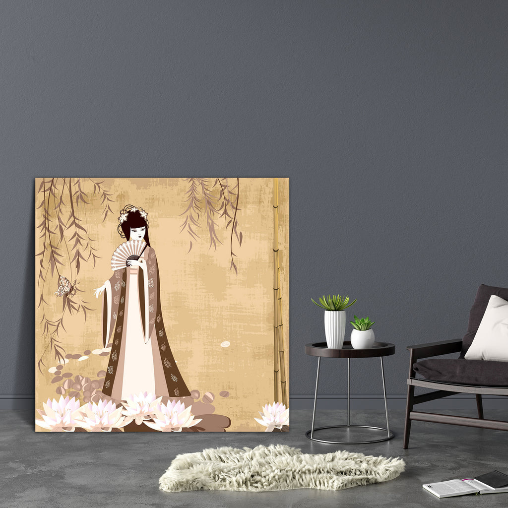 Chinese Girls At The Pond D2 Canvas Painting Synthetic Frame-Paintings MDF Framing-AFF_FR-IC 5001838 IC 5001838, Abstract Expressionism, Abstracts, Ancient, Animated Cartoons, Art and Paintings, Asian, Botanical, Caricature, Cartoons, Chinese, Culture, Drawing, Ethnic, Fashion, Floral, Flowers, Historical, Illustrations, Landscapes, Medieval, Nature, Patterns, Retro, Scenic, Semi Abstract, Signs, Signs and Symbols, Traditional, Tribal, Vintage, World Culture, girls, at, the, pond, d2, canvas, painting, synt