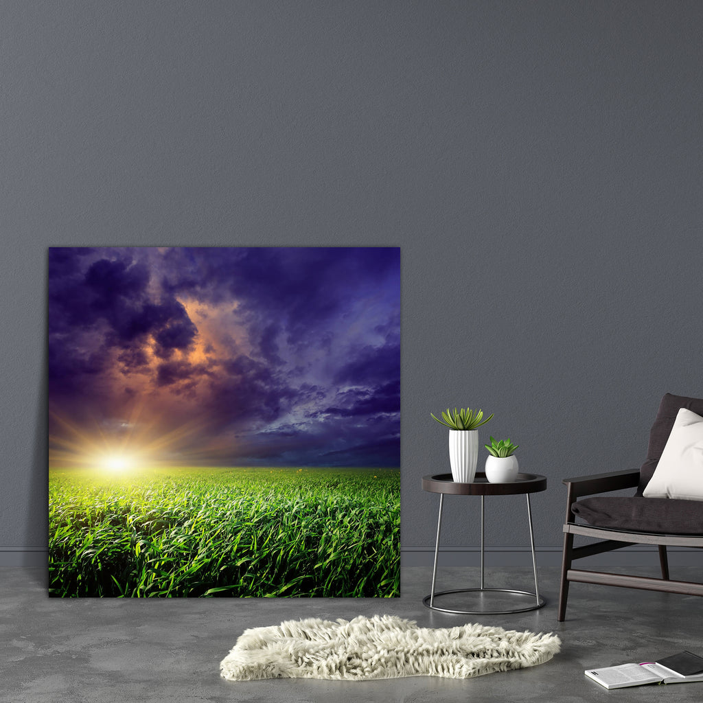 Dramatic Sky Before Storm Canvas Painting Synthetic Frame-Paintings MDF Framing-AFF_FR-IC 5001860 IC 5001860, Botanical, Countries, Culture, Ethnic, Floral, Flowers, Landscapes, Nature, Scenic, Seasons, Sunrises, Sunsets, Traditional, Tribal, Wildlife, World Culture, dramatic, sky, before, storm, canvas, painting, synthetic, frame, agriculture, autumn, background, beautiful, beauty, botany, climate, cloud, color, cornfield, country, countryside, cumulus, dawn, ecology, environment, farm, field, flora, flowe