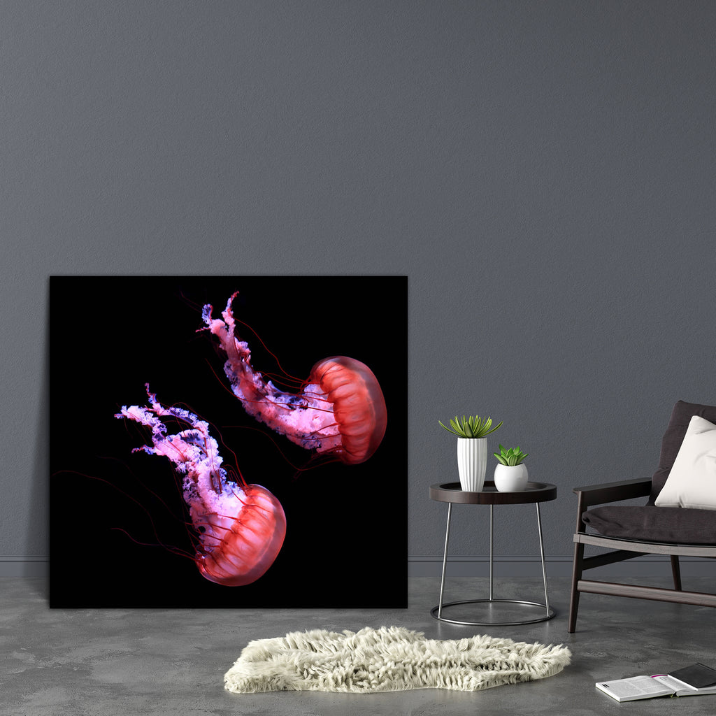 Jelly Fish In Red Color Canvas Painting Synthetic Frame-Paintings MDF Framing-AFF_FR-IC 5001874 IC 5001874, American, Animals, Black, Black and White, Nature, Scenic, Tropical, Wildlife, jelly, fish, in, red, color, canvas, painting, synthetic, frame, jellyfish, medusa, animal, aquarium, aquatic, background, creature, danger, dangerous, dark, deep, exotic, fishes, glow, glowing, life, marine, natural, ocean, oceanography, one, poison, reef, sea, sealife, sting, swim, tank, toxic, tropic, underwater, water, 