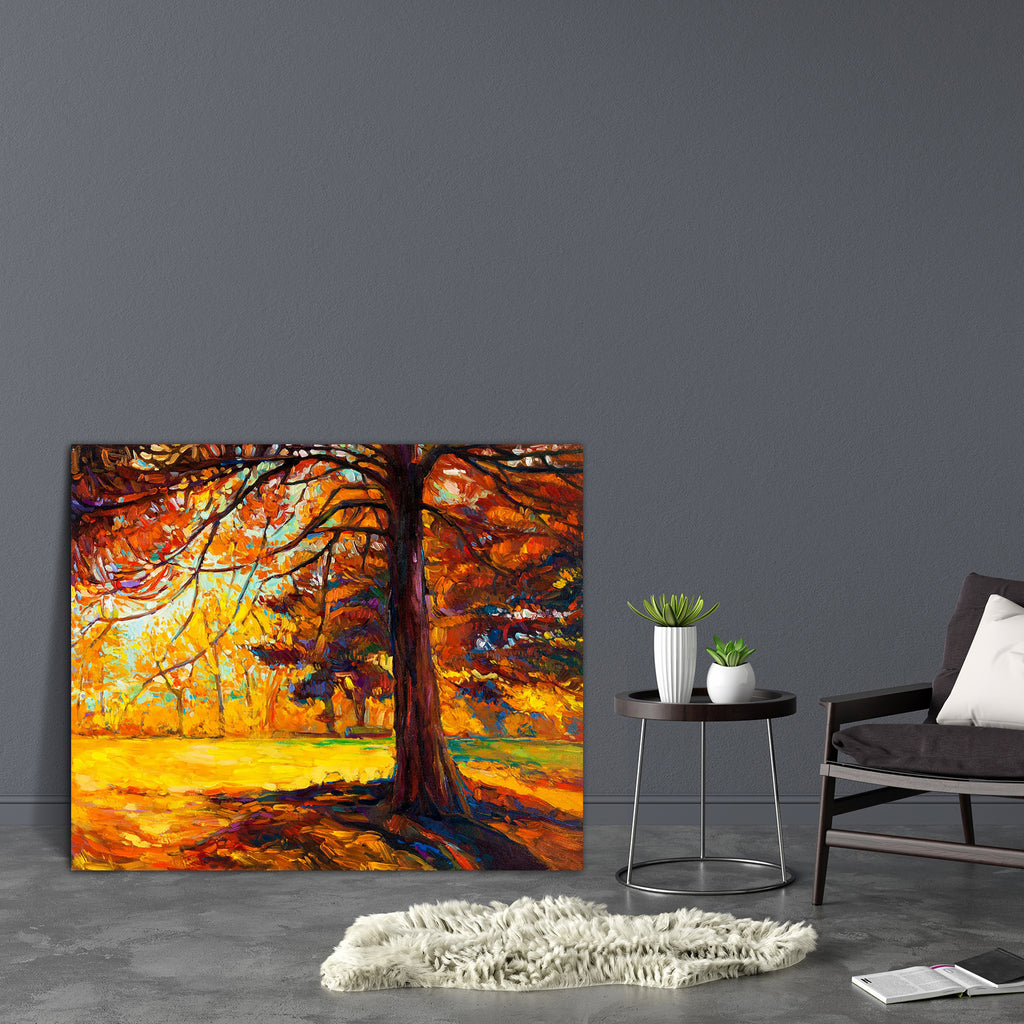 Autumn Landscape D2 Canvas Painting Synthetic Frame-Paintings MDF Framing-AFF_FR-IC 5001895 IC 5001895, Abstract Expressionism, Abstracts, Art and Paintings, Drawing, Illustrations, Impressionism, Landscapes, Modern Art, Nature, Paintings, Patterns, Scenic, Seasons, Semi Abstract, Signs, Signs and Symbols, Watercolour, autumn, landscape, d2, canvas, painting, synthetic, frame, oil, watercolor, abstract, acrylic, art, artist, artistic, background, beautiful, brown, brush, clouds, color, colorful, design, fal