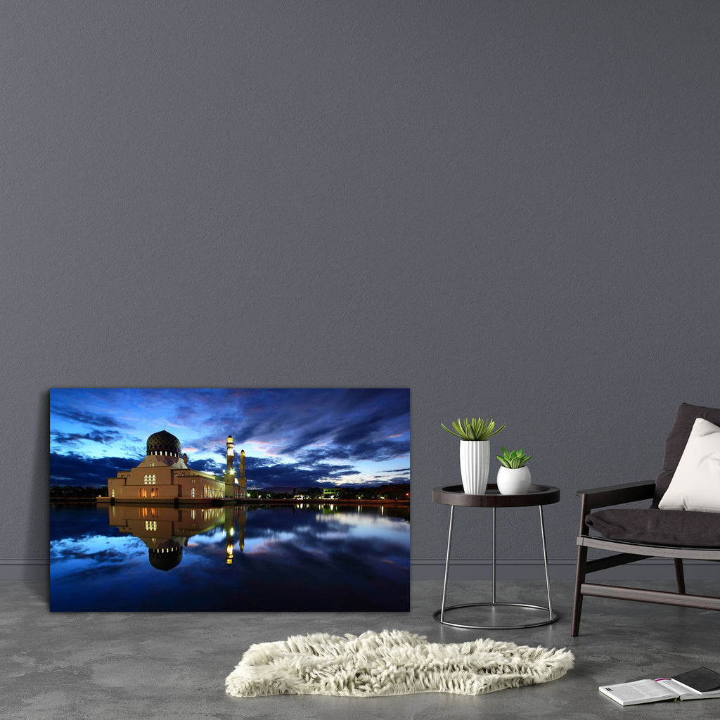 Likas Mosque At Dawn Canvas Painting Synthetic Frame-Paintings MDF Framing-AFF_FR-IC 5001928 IC 5001928, Allah, Arabic, Architecture, Asian, Automobiles, Cities, City Views, Culture, Ethnic, Islam, Landmarks, Landscapes, Nature, Places, Religion, Religious, Scenic, Seasons, Signs, Signs and Symbols, Space, Spiritual, Traditional, Transportation, Travel, Tribal, Vehicles, World Culture, likas, mosque, at, dawn, canvas, painting, synthetic, frame, architectural, asia, background, beauty, blue, hour, building,