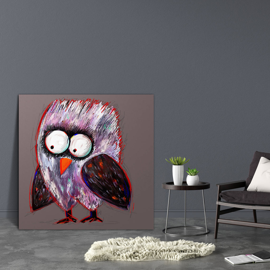 Doodle Crazy Owl Canvas Painting Synthetic Frame-Paintings MDF Framing-AFF_FR-IC 5001930 IC 5001930, Animals, Animated Cartoons, Art and Paintings, Birds, Caricature, Cartoons, Digital, Digital Art, Drawing, Graphic, Illustrations, Paintings, Sketches, doodle, crazy, owl, canvas, painting, synthetic, frame, acrylic, animal, art, artistic, artwork, bird, of, prey, bizarre, cartoon, character, contemporary, creative, creativity, eccentric, eye, fauna, gray, grunge, hand, draw, handmade, handwork, illustration
