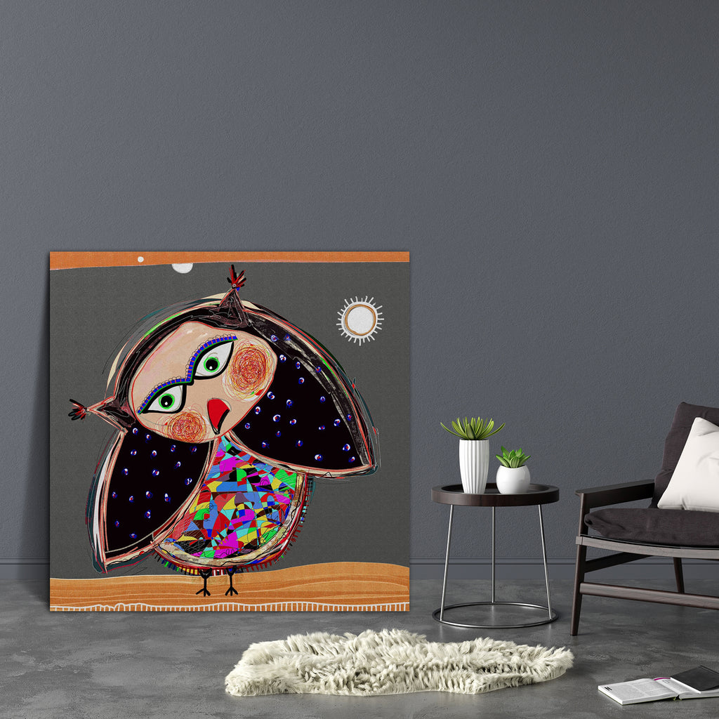 Cartoon Doodle Bird Canvas Painting Synthetic Frame-Paintings MDF Framing-AFF_FR-IC 5001931 IC 5001931, Animals, Animated Cartoons, Art and Paintings, Birds, Caricature, Cartoons, Comedy, Comics, Digital, Digital Art, Drawing, Graphic, Hand Drawn, Humor, Humour, Illustrations, Individuals, Nature, Paintings, Patterns, Portraits, Retro, Scenic, Sketches, cartoon, doodle, bird, canvas, painting, synthetic, frame, acrylic, animal, art, artwork, avian, brush, character, cheerful, comic, crazy, creativity, funny