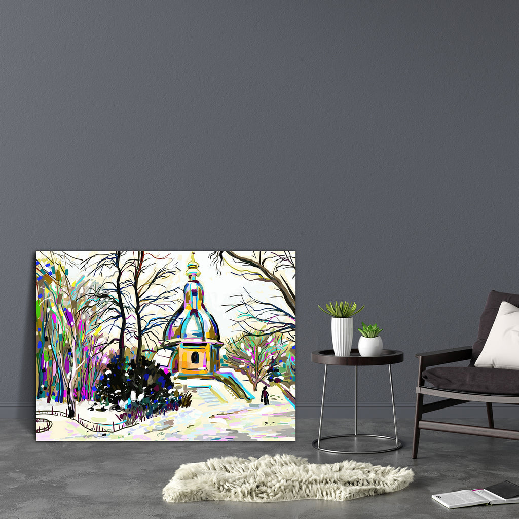 Winter Landscape D5 Canvas Painting Synthetic Frame-Paintings MDF Framing-AFF_FR-IC 5001941 IC 5001941, Abstract Expressionism, Abstracts, Art and Paintings, Cities, City Views, Decorative, Digital, Digital Art, Drawing, Graphic, Illustrations, Impressionism, Inspirational, Landscapes, Modern Art, Motivation, Motivational, Nature, Paintings, Patterns, Scenic, Seasons, Semi Abstract, Signs, Signs and Symbols, Sketches, Urban, winter, landscape, d5, canvas, painting, synthetic, frame, abstract, art, artist, a
