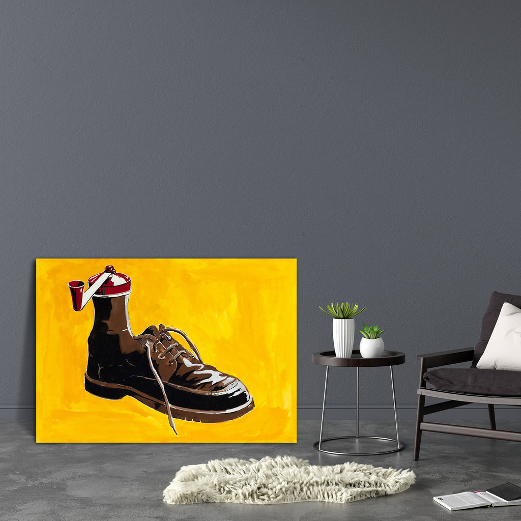 Shoe & Coffee Mill Canvas Painting Synthetic Frame-Paintings MDF Framing-AFF_FR-IC 5001942 IC 5001942, Abstract Expressionism, Abstracts, Ancient, Art and Paintings, Black, Black and White, Culture, Decorative, Drawing, Ethnic, Fashion, Historical, Illustrations, Medieval, Paintings, Patterns, Religion, Religious, Retro, Semi Abstract, Signs, Signs and Symbols, Sketches, Traditional, Tribal, Vintage, White, World Culture, shoe, coffee, mill, canvas, painting, synthetic, frame, abstract, antique, background,