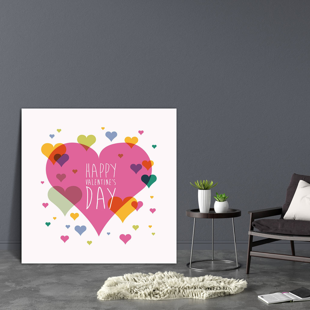 Happy Valentine S Day Canvas Painting Synthetic Frame-Paintings MDF Framing-AFF_FR-IC 5001961 IC 5001961, Art and Paintings, Festivals and Occasions, Festive, Hearts, Illustrations, Love, Romance, Signs, Signs and Symbols, Symbols, Wedding, happy, valentine, s, day, canvas, painting, synthetic, frame, valentines, mothers, romantic, amour, background, beautiful, blue, card, colorful, couple, cupid, dad, daddy, date, emotion, february, festivity, green, heart, illustration, invitation, joyful, lover, loving, 