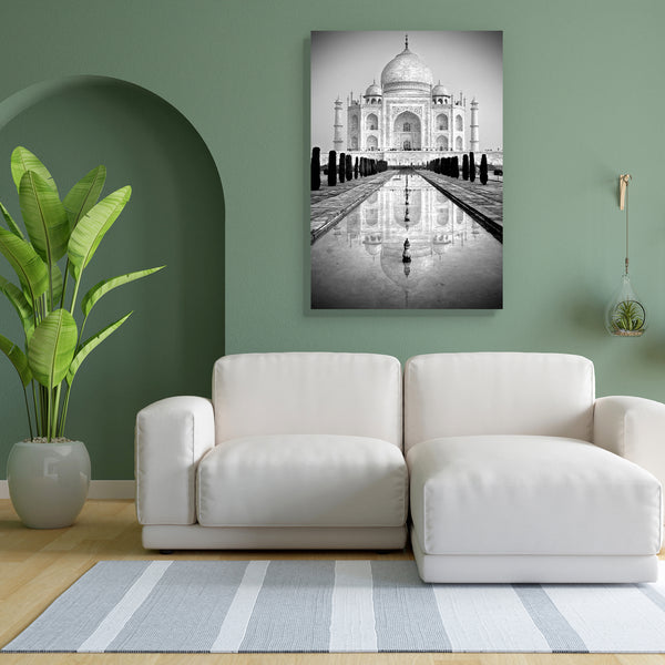 Taj Mahal Agra India D2 Canvas Painting Synthetic Frame-Paintings MDF Framing-AFF_FR-IC 5001995 IC 5001995, Allah, Arabic, Architecture, Asian, Automobiles, Black and White, Culture, Ethnic, Indian, Islam, Landmarks, Landscapes, Marble, Marble and Stone, People, Places, Religion, Religious, Scenic, Signs and Symbols, Sunrises, Sunsets, Symbols, Traditional, Transportation, Travel, Tribal, Vehicles, White, World Culture, taj, mahal, agra, india, d2, canvas, painting, for, bedroom, living, room, engineered, w