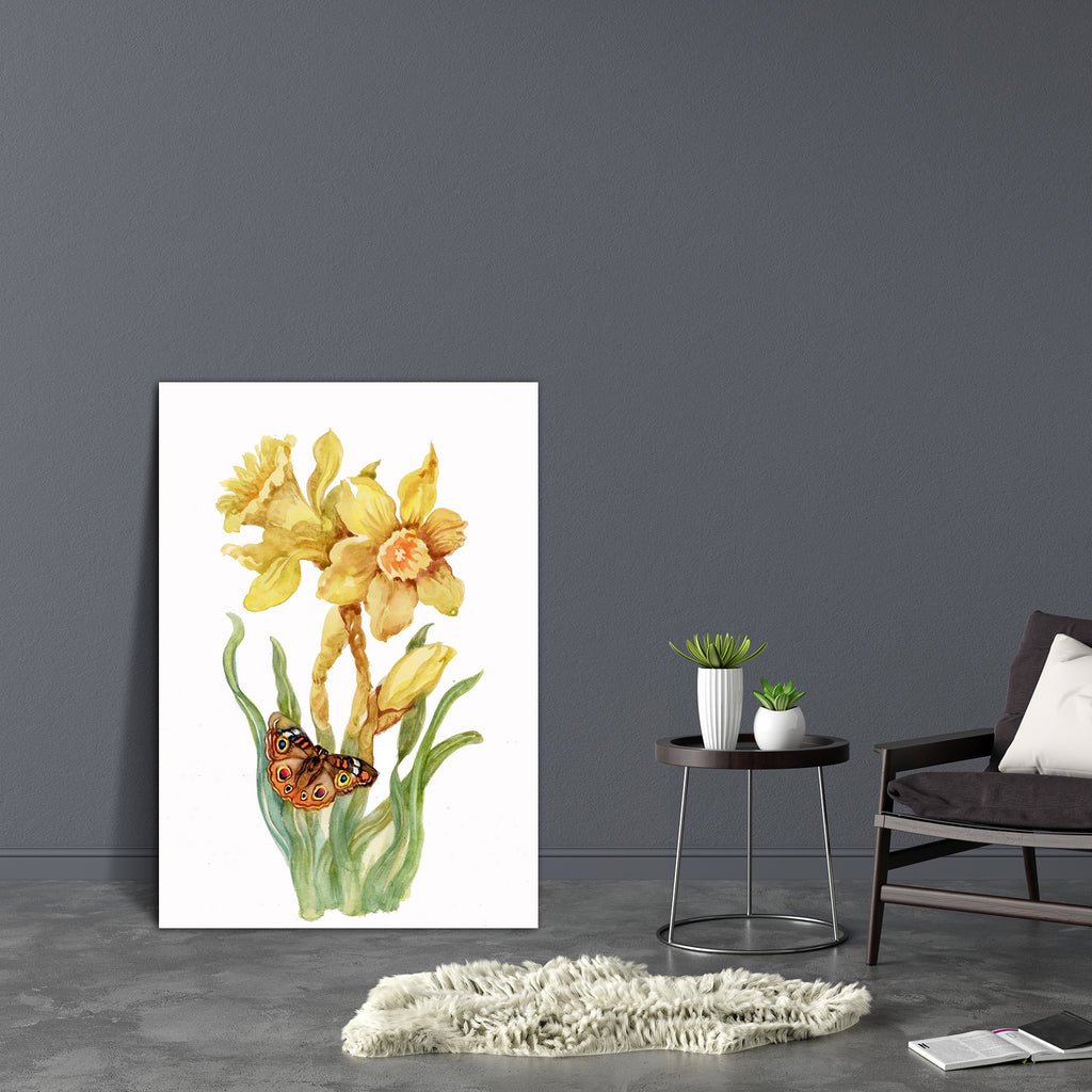 Yellow Narcissus Canvas Painting Synthetic Frame-Paintings MDF Framing-AFF_FR-IC 5002019 IC 5002019, Black and White, Botanical, Floral, Flowers, Nature, Pets, Scenic, Seasons, Space, White, yellow, narcissus, canvas, painting, synthetic, frame, easter, april, background, beautiful, beauty, bloom, blooming, blossom, bouquet, bunch, closeup, copy, daffodil, flora, flower, fresh, green, group, growth, isolated, on, leaf, macro, march, may, petal, season, seasonal, selective, focus, softness, spring, springtim