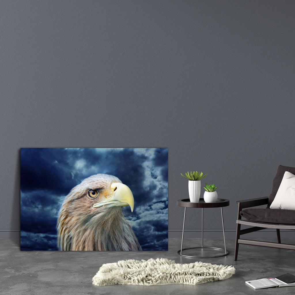 Eagle Face Canvas Painting Synthetic Frame-Paintings MDF Framing-AFF_FR-IC 5002041 IC 5002041, American, Animals, Birds, Individuals, Nature, Portraits, Scenic, Signs and Symbols, Symbols, Wildlife, eagle, face, canvas, painting, synthetic, frame, america, animal, avian, background, bald, beak, beauty, bird, brown, close, clouds, creature, emblem, endangered, eye, feathers, freedom, head, hunt, hunter, instinct, majestic, national, nobody, one, outdoors, plumage, portrait, predator, predatory, prey, pride, 