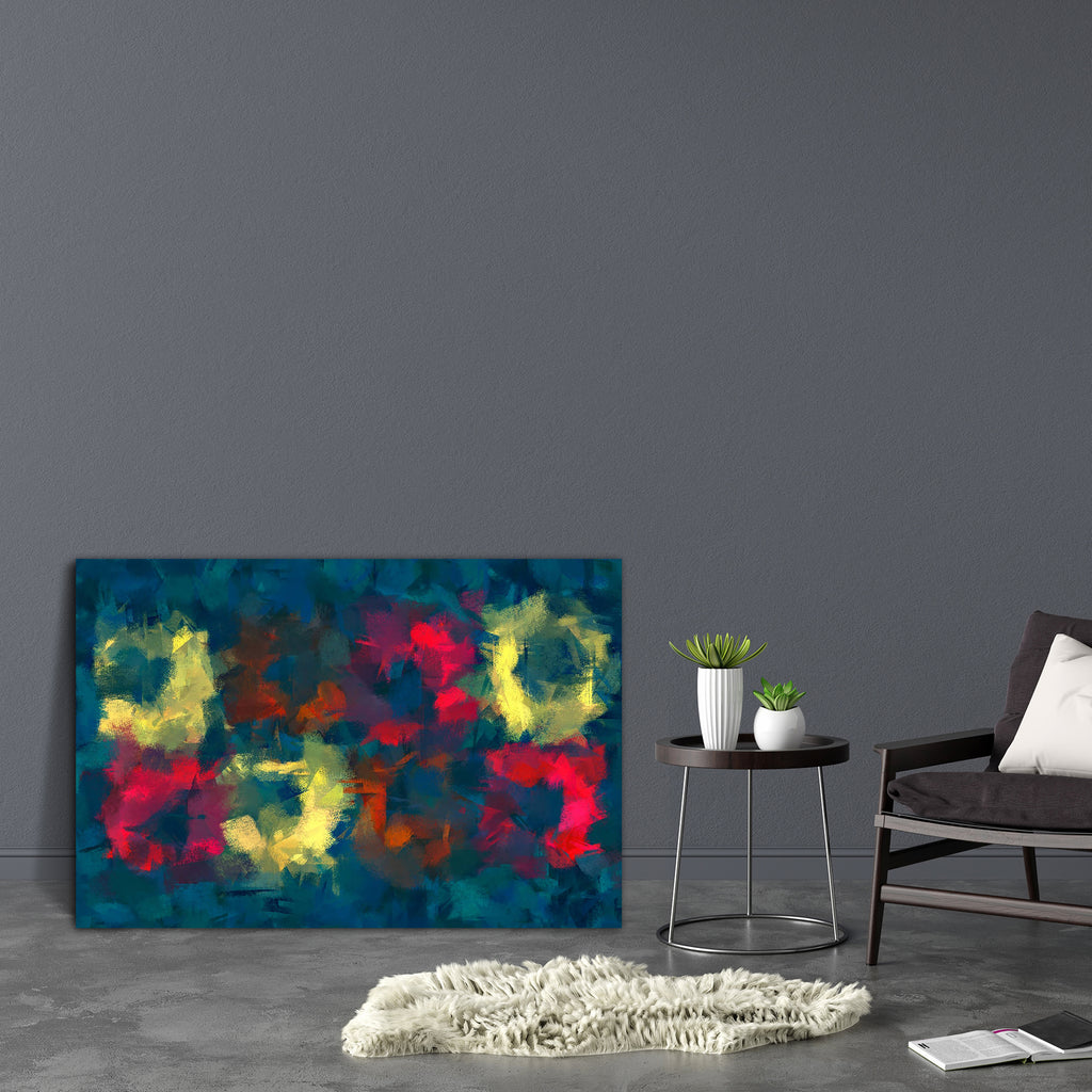 Abstract Art D22 Canvas Painting Synthetic Frame - Paintings MDF Framing - ArtzFolio.com