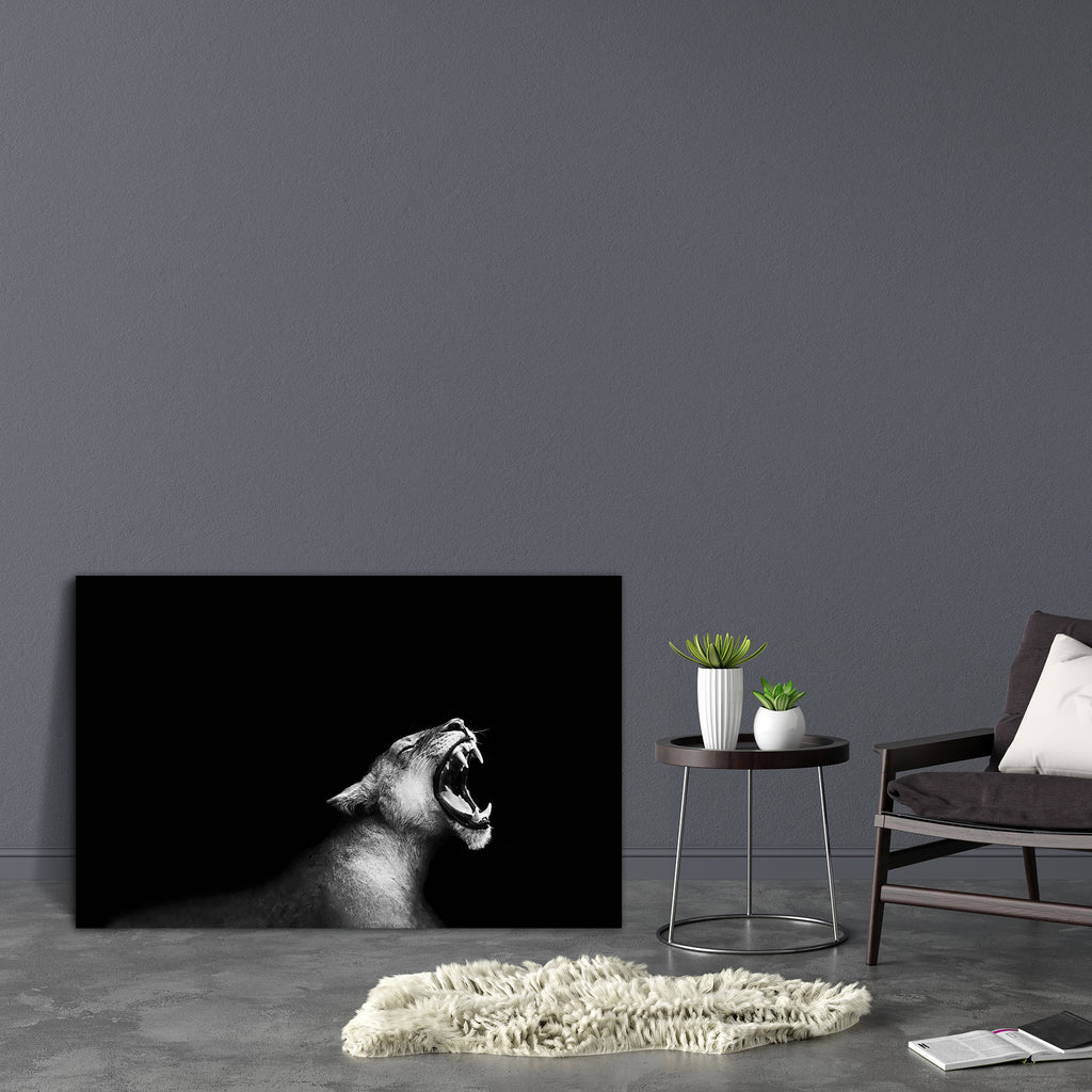 Lion Roaring Canvas Painting Synthetic Frame-Paintings MDF Framing-AFF_FR-IC 5002062 IC 5002062, African, Animals, Individuals, Portraits, Signs and Symbols, Symbols, Wildlife, lion, roaring, canvas, painting, synthetic, frame, africa, aggressive, animal, attitude, carnivore, cat, closeup, courage, fur, head, hunt, important, imposing, impressive, jungle, portrait, power, powerful, predator, roar, safari, strength, strong, symbol, warrior, wild, zoo, artzfolio, wall decor for living room, wall frames for li
