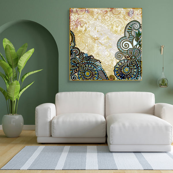 Vintage Ornamental Artwork D1 Canvas Painting Synthetic Frame-Paintings MDF Framing-AFF_FR-IC 5002070 IC 5002070, Abstract Expressionism, Abstracts, Ancient, Baroque, Books, Botanical, Culture, Decorative, Digital, Digital Art, Ethnic, Floral, Flowers, French, Graphic, Historical, Illustrations, Medieval, Nature, Patterns, Retro, Rococo, Semi Abstract, Signs, Signs and Symbols, Traditional, Tribal, Vintage, World Culture, ornamental, artwork, d1, canvas, painting, for, bedroom, living, room, engineered, woo