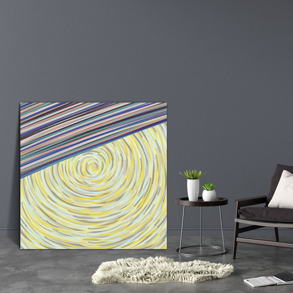 Abstract Artwork D74 Canvas Painting Synthetic Frame - Paintings MDF Framing - ArtzFolio.com