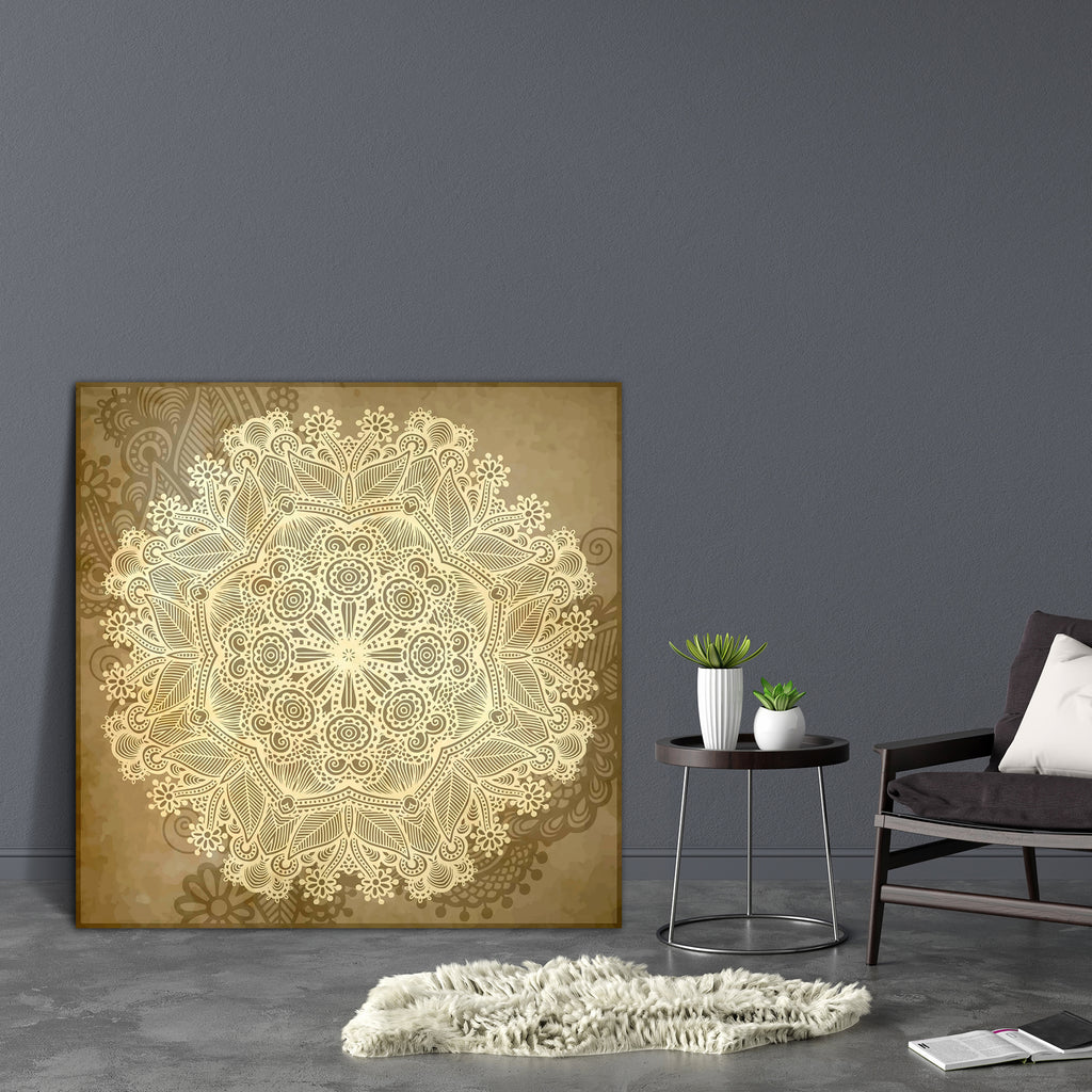 Circle Lace Ornament Canvas Painting Synthetic Frame-Paintings MDF Framing-AFF_FR-IC 5002079 IC 5002079, Abstract Expressionism, Abstracts, Allah, Ancient, Arabic, Art and Paintings, Asian, Botanical, Calligraphy, Circle, Culture, Digital, Digital Art, Ethnic, Floral, Flowers, Geometric, Geometric Abstraction, Graphic, Historical, Indian, Islam, Mandala, Medieval, Nature, Patterns, Retro, Semi Abstract, Signs, Signs and Symbols, Traditional, Tribal, Vintage, World Culture, lace, ornament, canvas, painting, 