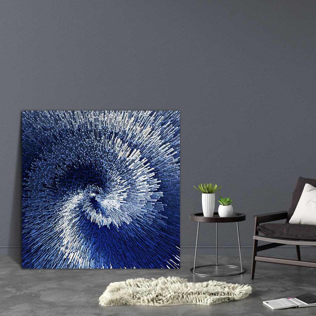 Abstract Artwork D75 Canvas Painting Synthetic Frame - Paintings MDF Framing - ArtzFolio.com