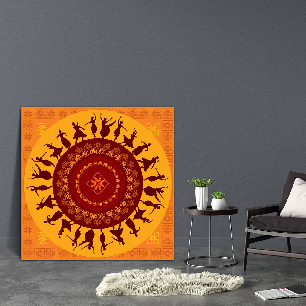 Indian Classical Dancer Canvas Painting Synthetic Frame-Paintings MDF Framing-AFF_FR-IC 5002111 IC 5002111, Ancient, Art and Paintings, Asian, Culture, Dance, Ethnic, Festivals, Festivals and Occasions, Festive, Historical, Illustrations, Indian, Medieval, Music and Dance, People, Religion, Religious, Traditional, Tribal, Vintage, World Culture, classical, dancer, canvas, painting, synthetic, frame, india, bharatnatyam, festival, art, woman, activity, actor, adornment, beautiful, beauty, celebration, charmi