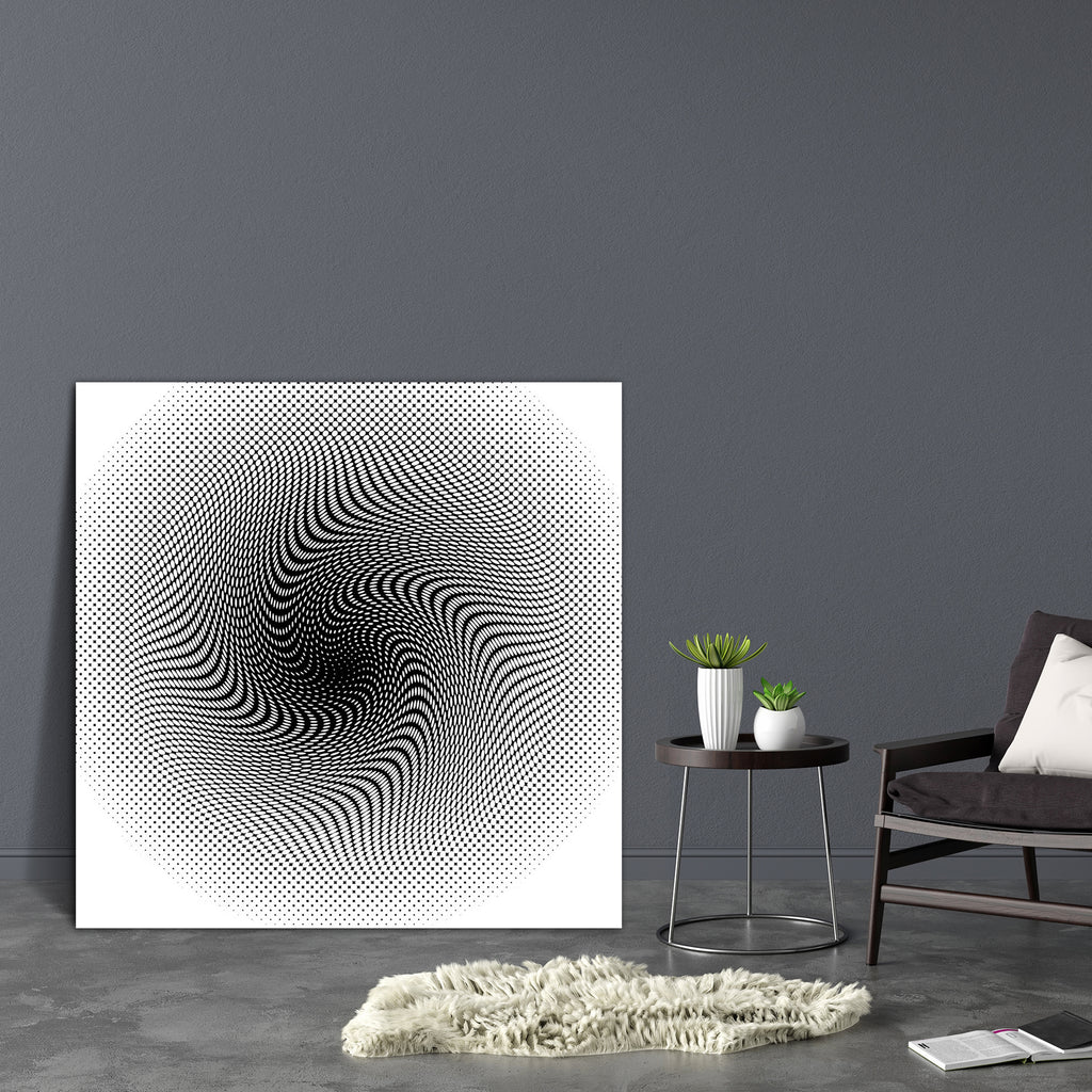 Halftone Twister Canvas Painting Synthetic Frame-Paintings MDF Framing-AFF_FR-IC 5002138 IC 5002138, Abstract Expressionism, Abstracts, Art and Paintings, Black, Black and White, Circle, Decorative, Illustrations, Modern Art, Patterns, Semi Abstract, Signs, Signs and Symbols, halftone, twister, canvas, painting, synthetic, frame, abstract, art, artistic, backdrop, background, curl, curve, dark, decor, decoration, design, energy, flow, funnel, illustration, modern, op, pattern, round, shape, spiral, style, s