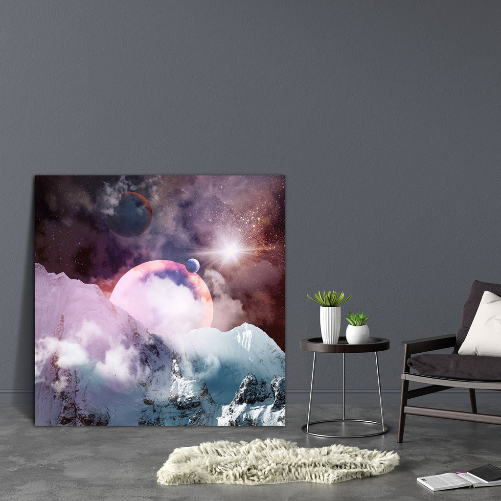 Planets In Fantasy Space D1 Canvas Painting Synthetic Frame-Paintings MDF Framing-AFF_FR-IC 5002164 IC 5002164, Abstract Expressionism, Abstracts, Art and Paintings, Astrology, Astronomy, Cosmology, Fantasy, Horoscope, Illustrations, Nature, Photography, Scenic, Science Fiction, Semi Abstract, Space, Stars, Sun Signs, Zodiac, planets, in, d1, canvas, painting, synthetic, frame, abstract, alien, andromeda, art, artwork, astrophotography, blue, bright, celestial, clouds, cosmic, cosmos, dark, deep, earth, fic