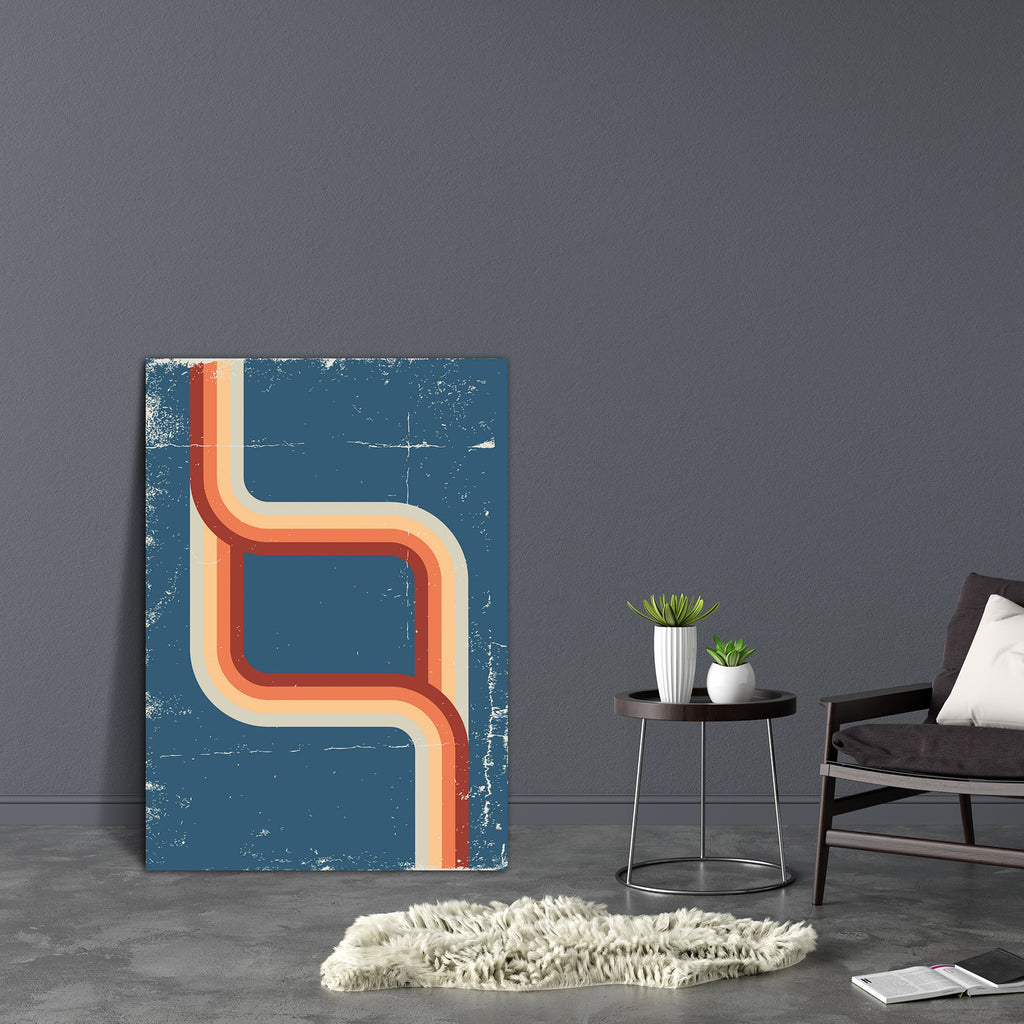 Retro Abstract Design D2 Canvas Painting Synthetic Frame-Paintings MDF Framing-AFF_FR-IC 5002171 IC 5002171, Abstract Expressionism, Abstracts, Ancient, Art and Paintings, Cities, City Views, Entertainment, Historical, Medieval, Paintings, Patterns, Retro, Semi Abstract, Vintage, abstract, design, d2, canvas, painting, synthetic, frame, arts, and, backgrounds, brown, element, elegance, grunge, illustration, pattern, revival, shape, simplicity, striped, vector, wave, artzfolio, wall decor for living room, wa