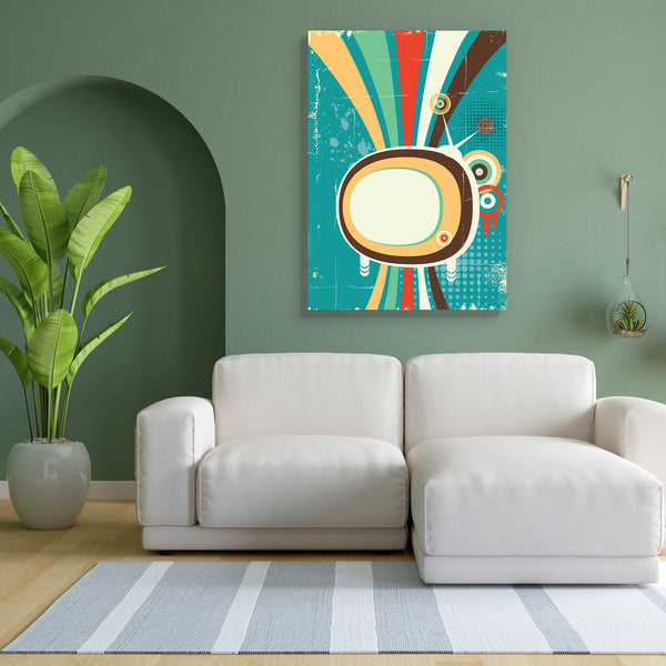 Abstract Retro Television Canvas Painting Synthetic Frame-Paintings MDF Framing-AFF_FR-IC 5002173 IC 5002173, Abstract Expressionism, Abstracts, Art and Paintings, Cities, City Views, Entertainment, Paintings, Patterns, Retro, Semi Abstract, Television, TV Series, abstract, canvas, painting, for, bedroom, living, room, engineered, wood, frame, arts, and, backgrounds, composition, decor, design, element, elegance, grunge, illustration, pattern, revival, shape, simplicity, striped, technology, artzfolio, wall