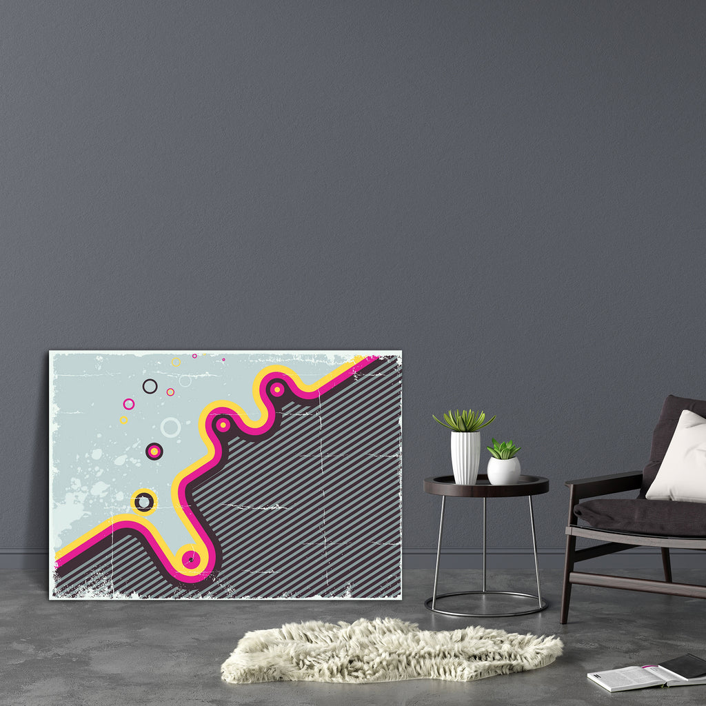 Retro Abstract Design D4 Canvas Painting Synthetic Frame-Paintings MDF Framing-AFF_FR-IC 5002174 IC 5002174, Abstract Expressionism, Abstracts, Art and Paintings, Cities, City Views, Entertainment, Paintings, Patterns, Retro, Semi Abstract, abstract, design, d4, canvas, painting, synthetic, frame, arts, and, backgrounds, composition, decor, element, elegance, grunge, illustration, old, fashioned, pattern, revival, shape, simplicity, striped, artzfolio, wall decor for living room, wall frames for living room