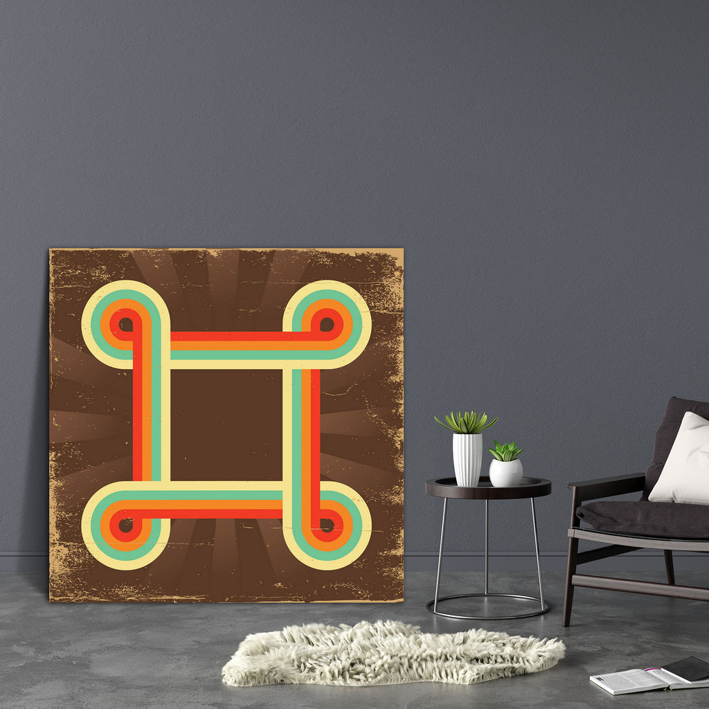 Retro Abstract Design D5 Canvas Painting Synthetic Frame-Paintings MDF Framing-AFF_FR-IC 5002177 IC 5002177, Abstract Expressionism, Abstracts, Art and Paintings, Cities, City Views, Entertainment, Paintings, Patterns, Retro, Semi Abstract, Signs, Signs and Symbols, abstract, design, d5, canvas, painting, synthetic, frame, arts, and, backgrounds, brown, composition, decor, element, elegance, grunge, illustration, old, fashioned, pattern, revival, shape, simplicity, striped, artzfolio, wall decor for living 