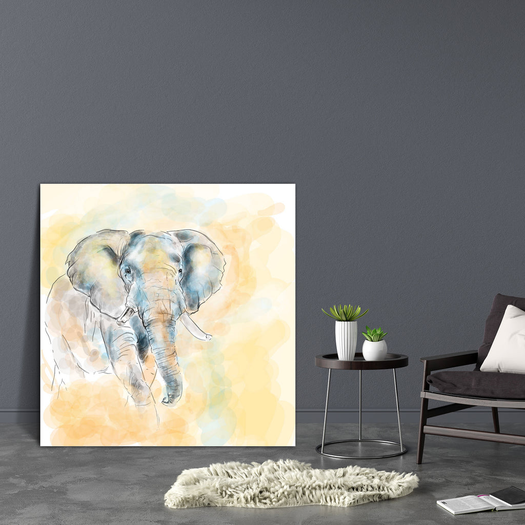 Elephant Aquarelle Artwork Canvas Painting Synthetic Frame-Paintings MDF Framing-AFF_FR-IC 5002178 IC 5002178, Abstract Expressionism, Abstracts, African, Animals, Art and Paintings, Automobiles, Black and White, Illustrations, Nature, Paintings, Patterns, Pets, Scenic, Semi Abstract, Transportation, Travel, Vehicles, Watercolour, White, Wildlife, elephant, aquarelle, artwork, canvas, painting, synthetic, frame, watercolor, head, aquarell, abstract, africa, animal, art, arts, background, backgrounds, color,