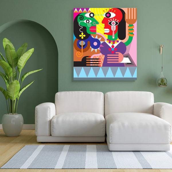Modern Fine Art D3 Canvas Painting Synthetic Frame-Paintings MDF Framing-AFF_FR-IC 5002206 IC 5002206, Abstract Expressionism, Abstracts, Art and Paintings, Fine Art Reprint, Illustrations, Modern Art, Old Masters, Semi Abstract, modern, fine, art, d3, canvas, painting, for, bedroom, living, room, engineered, wood, frame, abstract, adornment, amazing, background, bright, character, conversation, couple, emotion, face, to, gaze, gipsy, glare, hand, illustration, jewelry, look, mad, man, picasso, quarrel, sta