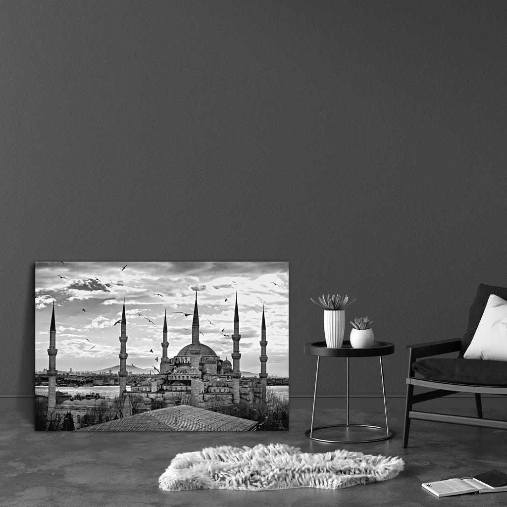 The Blue Mosque Sultanahmet Camii Istanbul Turkey Canvas Painting Synthetic Frame-Paintings MDF Framing-AFF_FR-IC 5002217 IC 5002217, Allah, Ancient, Arabic, Architecture, Asian, Automobiles, Black, Black and White, Cities, City Views, Culture, Ethnic, Historical, Islam, Landmarks, Landscapes, Medieval, Places, Religion, Religious, Scenic, Traditional, Transportation, Travel, Tribal, Turkish, Vehicles, Vintage, World Culture, the, blue, mosque, sultanahmet, camii, istanbul, turkey, canvas, painting, synthet