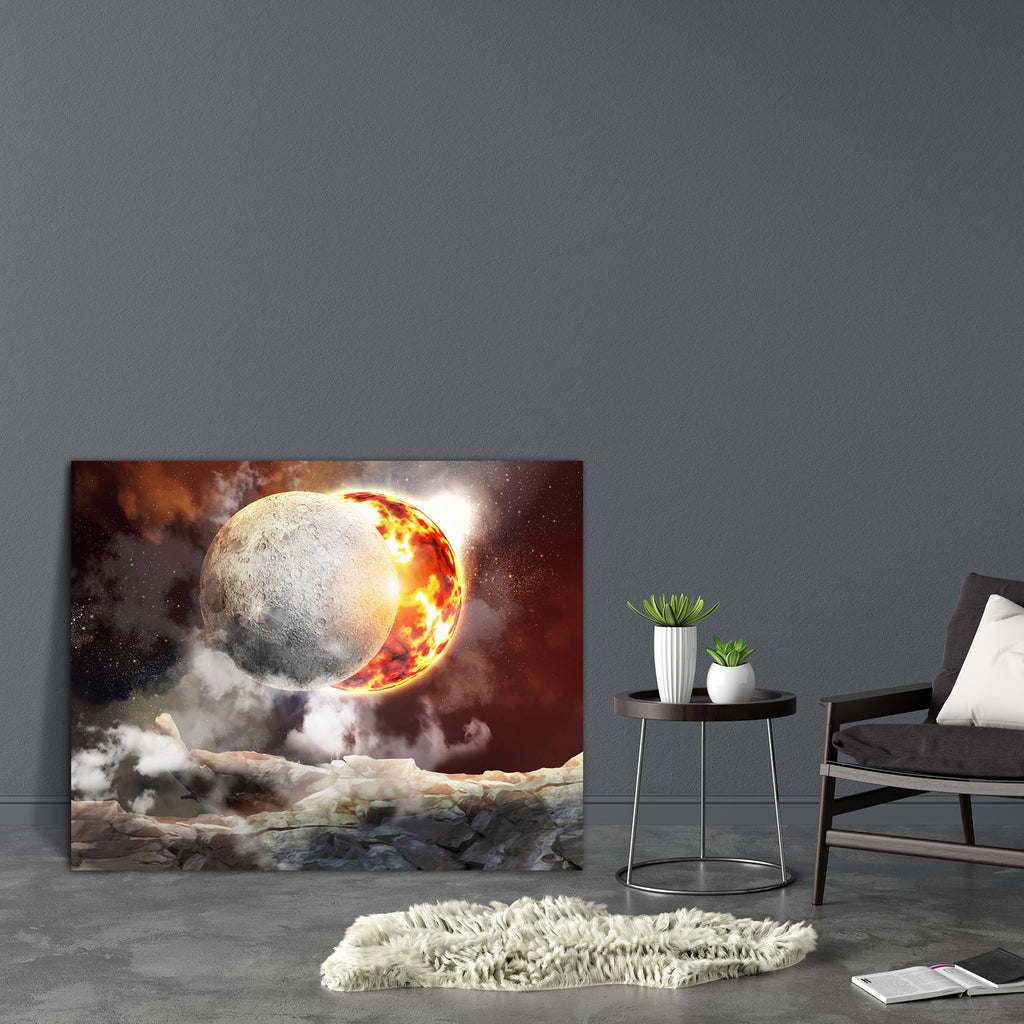 Planets In Fantastic Space D2 Canvas Painting Synthetic Frame-Paintings MDF Framing-AFF_FR-IC 5002221 IC 5002221, Abstract Expressionism, Abstracts, Art and Paintings, Astrology, Astronomy, Cosmology, Fantasy, Horoscope, Illustrations, Nature, Photography, Scenic, Science Fiction, Semi Abstract, Space, Stars, Sun Signs, Zodiac, planets, in, fantastic, d2, canvas, painting, synthetic, frame, abstract, alien, andromeda, art, artwork, astrophotography, blue, bright, celestial, clouds, cosmic, cosmos, dark, dee