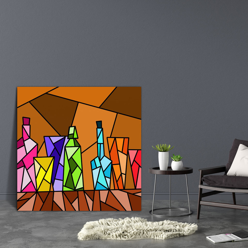 Colored Bottles D2 Canvas Painting Synthetic Frame-Paintings MDF Framing-AFF_FR-IC 5002228 IC 5002228, Abstract Expressionism, Abstracts, Semi Abstract, colored, bottles, d2, canvas, painting, synthetic, frame, abstract, background, artzfolio, wall decor for living room, wall frames for living room, frames for living room, wall art, canvas painting, wall frame, scenery, panting, paintings for living room, framed wall art, wall painting, scenery painting, framed wall painting, scenery for wall with frames, w