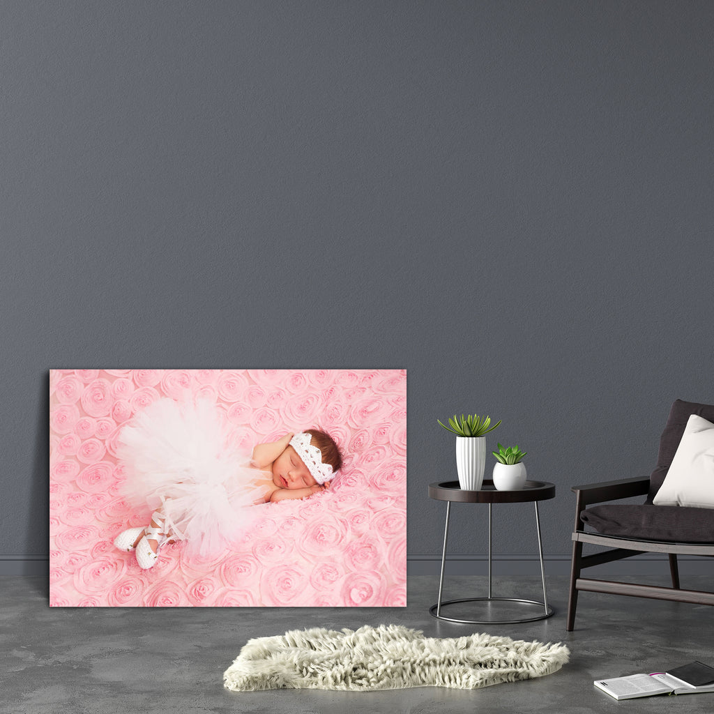 Newborn Baby D3 Canvas Painting Synthetic Frame-Paintings MDF Framing-AFF_FR-IC 5002275 IC 5002275, Asian, Baby, Black and White, Children, Individuals, Kids, Portraits, White, newborn, d3, canvas, painting, synthetic, frame, adorable, ballerina, ballet, caucasian, costume, crown, cute, female, girl, human, infant, innocence, innocent, peaceful, pink, portrait, serene, shoes, sleep, sleeping, slippers, tutu, artzfolio, wall decor for living room, wall frames for living room, frames for living room, wall art